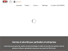 Tablet Screenshot of luxsecurity.com